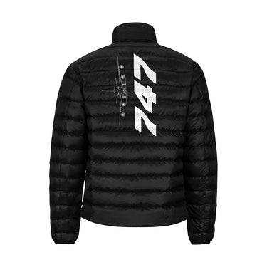 BOEING 747 Men's Stand Collar Padded Jacket e-joyer